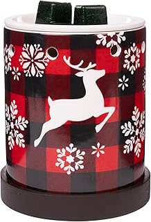 Scentsationals Wax Melt Warmer for Scented Wax Melts - Holiday Collection Reindeer Games - Fragrance Cubes and Tarts