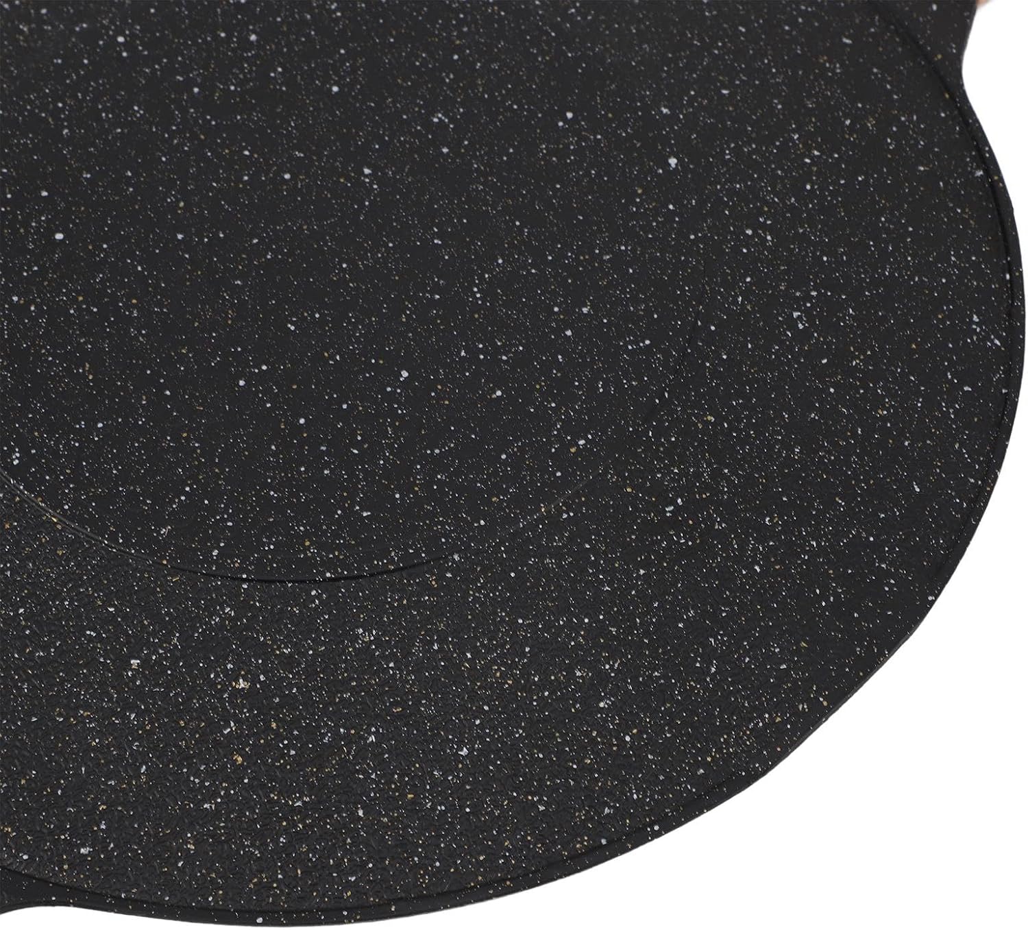 Round BBQ Grill Pan, Nonstick Metal Barbecue Plate, Multifunctional Circular Frying Pan, Ideal for Outdoor Camping, Made of Durably Aluminium Alloy (Large Size (37.4 X 18.9 X 6.7in))