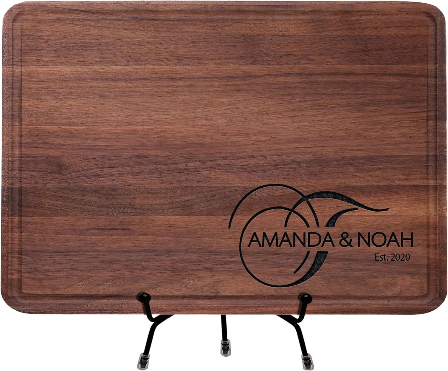 Personalized Cutting Board for Couples Gift, Perfect Bridal Shower, Wedding, Housewarming, Anniversary, Birthday, Engagement, Newly Weds, Mom, Dad Gifts, Custom Engraved Wood Charcuterie Board