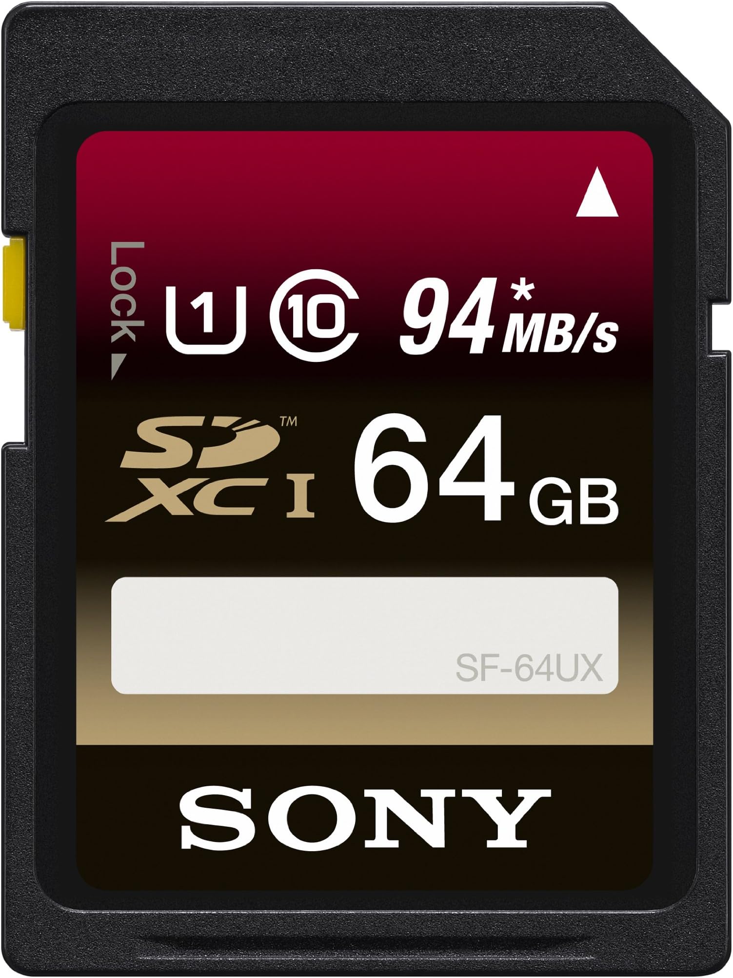 Sony 64GB SDXC UHS-1 Class 10 Memory Card (SF64UX/TQN) (OLD MODEL)