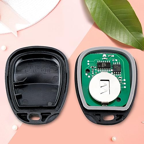 Miniatura 6 de VOFONO 3 botones de control remoto de entrada sin llave para automóvil compatible con Chevrolet Tahoe 1997-2000/Suburban