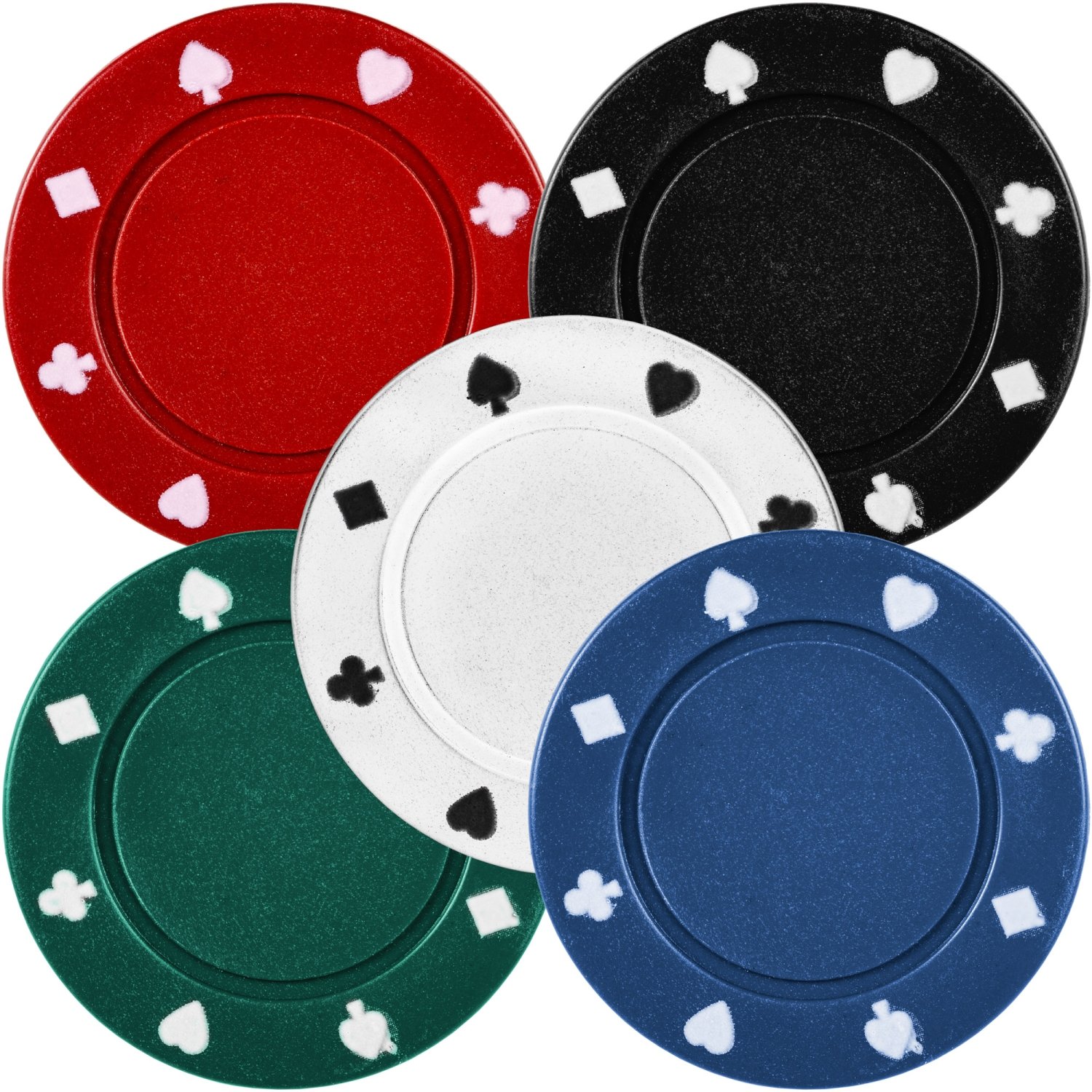 GAMES PLANET Pokerset in Metallbox, 200 Poker Chips, 2 Decks, Dealer Button, Small Blind, Big Blind, Spielmatte Texas Holdem