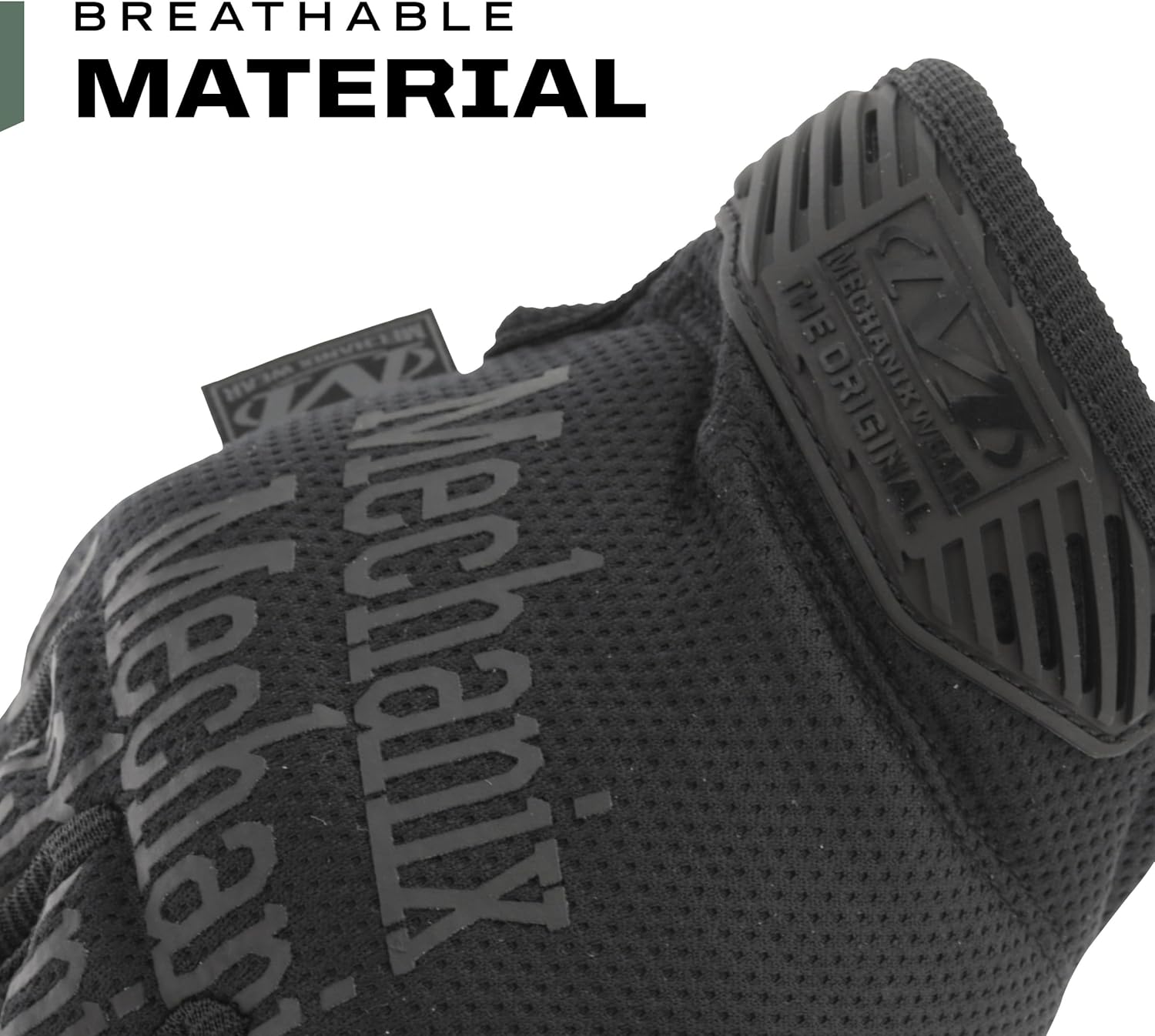 Mechanix Wear Original Tactical Glove - High Performance Anti-Slip Grip Safety Gloves - Impact Resistant & Touchscreen Capable - Small - Covert Black