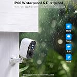 2PACK 4MP Security Camera Wireless Outdoor. Perfect for Home Security with AI Human Detection. Best for Porch. Battery WiFi Camera, Local SD Storage, Optional Cloud