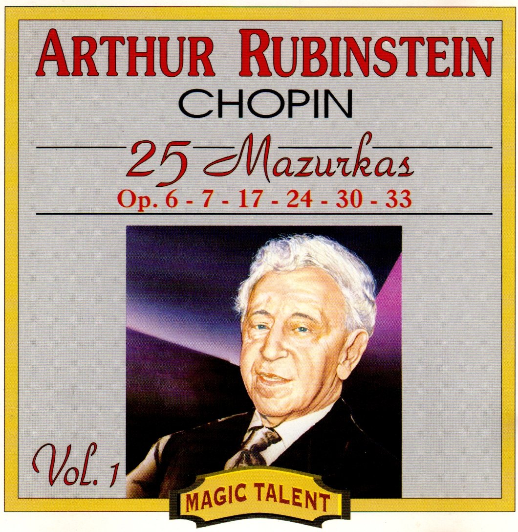 Chopin;25 Mazurkas Vol.1 [Audio CD]