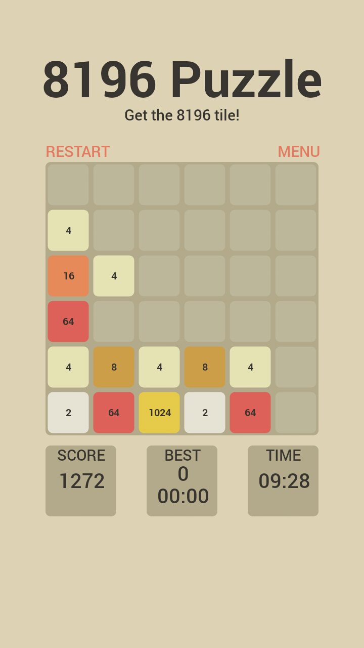 8196 - 6x6 board play of 2048 - App on Amazon Appstore