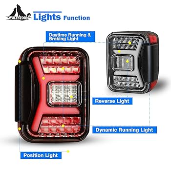 Amazon.com: WOLFSTORM LED Tail Lights Compatible for 2019