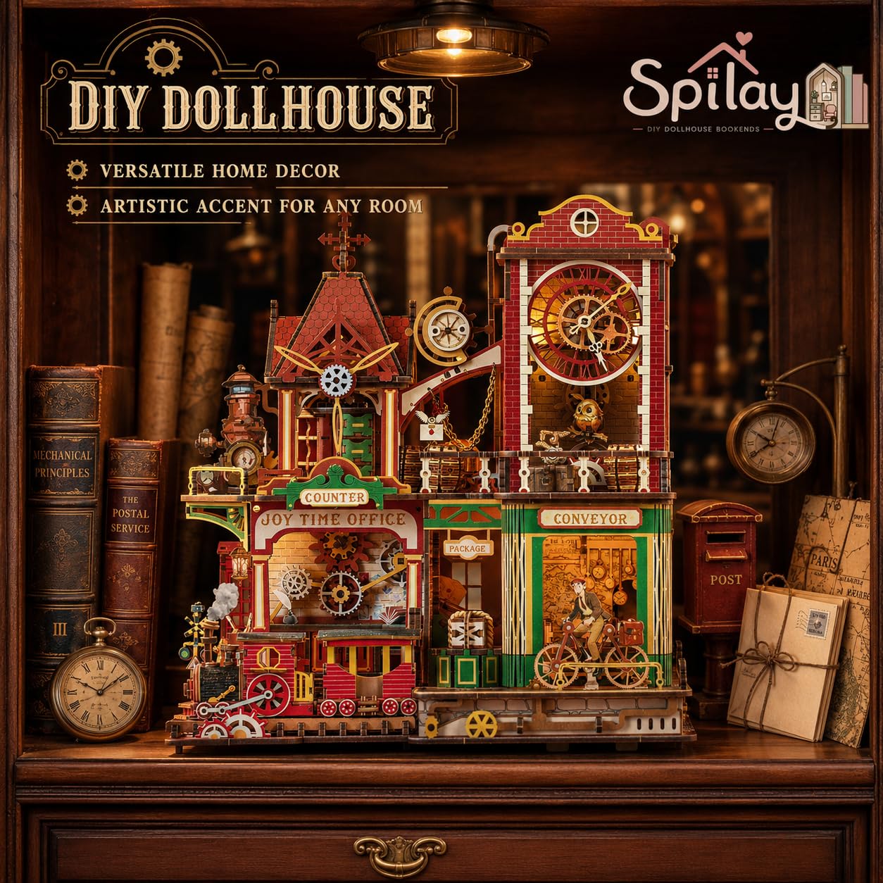 Spilay Puzzle in legno 3D per adulti, kit di costruzione di modelli