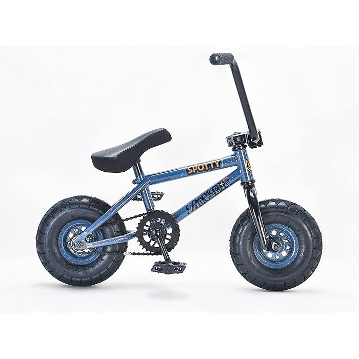 Buy Rocker BMX Mini BMX Bike iROK+ Spotty RKR Blue Mini BMX Freestyle