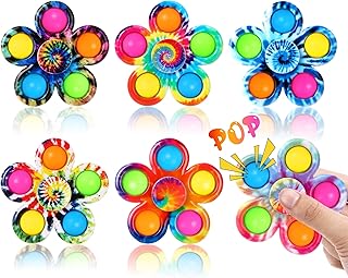 6 Pack Fidget Spinners- Goodie Bag Stuffers Graduation Return Gifts Birthday Party Favors Classroom Carnival Prize for Kid...