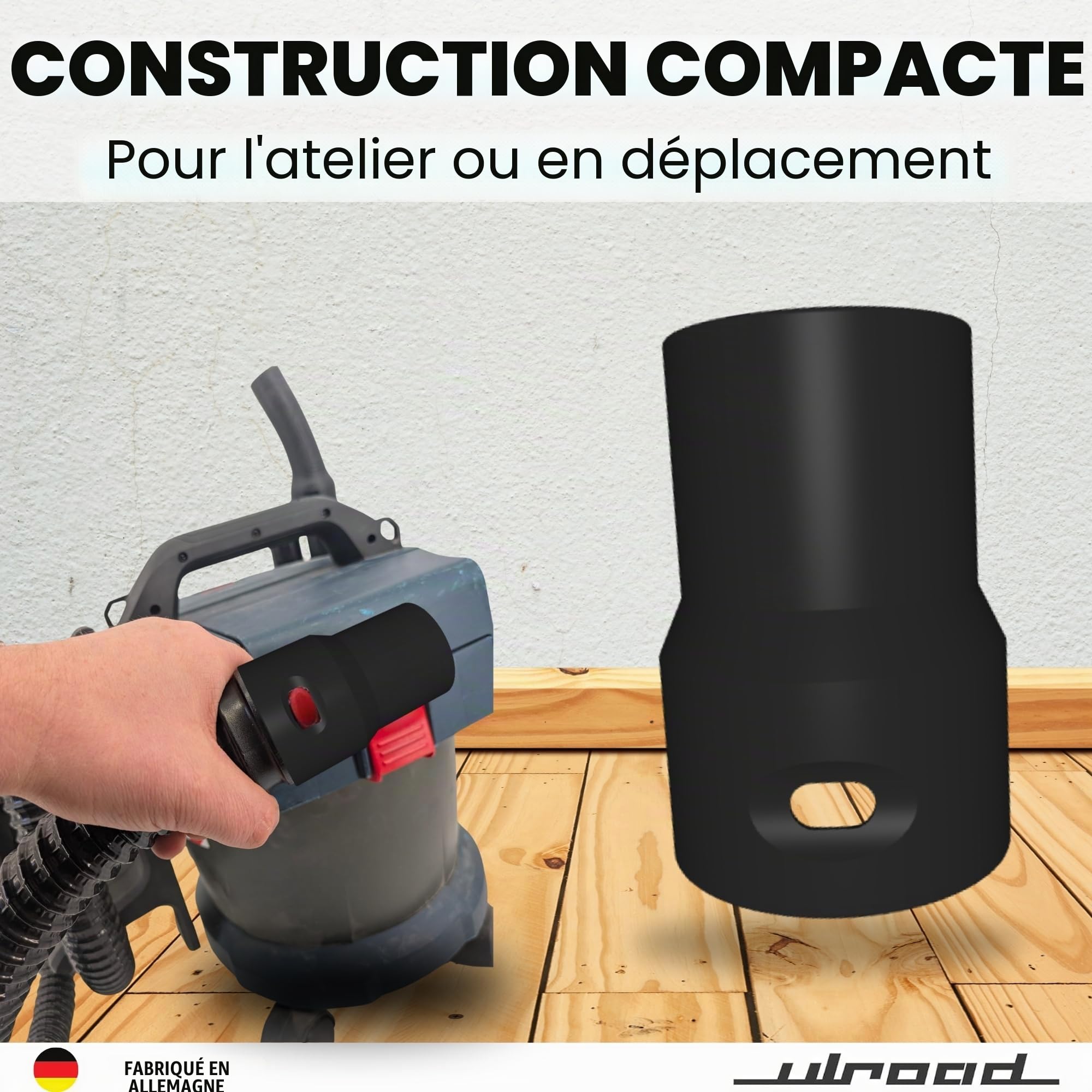 Compatible avec Bosch Click and Clean - Adaptateur pour défonceuse Makita RT0700 RT0702 RT0700CX2J KATSU 101750 - Accessoire d'aspiration C35