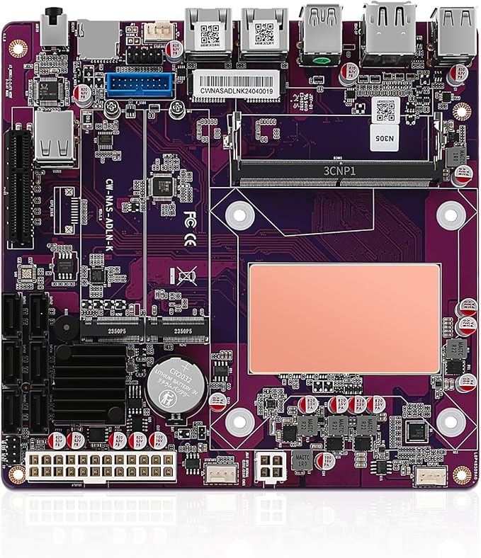 N150 Industriële Moederbord NAS 4 Cores 4 Threads Low Power Processor