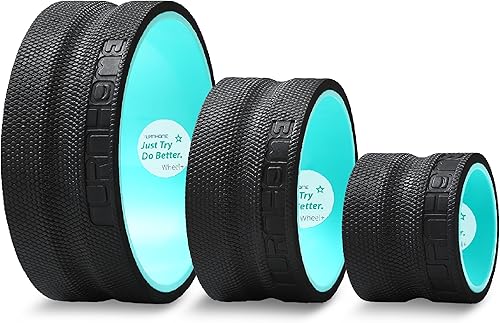 Furnhome Rodillo trasero Rueda trasera para masaje de tejido profundo, rueda de yoga para dolor de espalda y estiramiento, cómodo rodillo de masaje