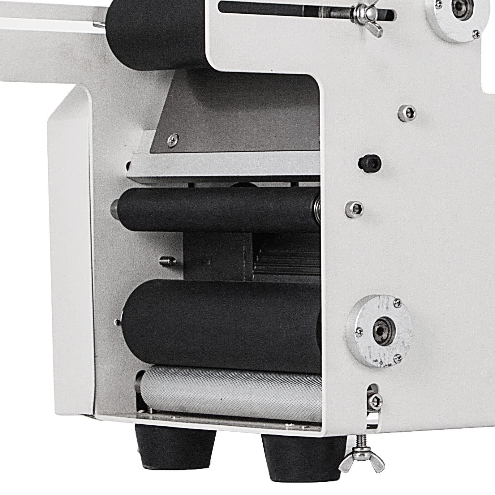 Stampante adadesiva elettrica per etichettatrice semiautomatica per Bottiglie con Tondo per Bottiglia in Metallo, Vetro, plastica Pet
