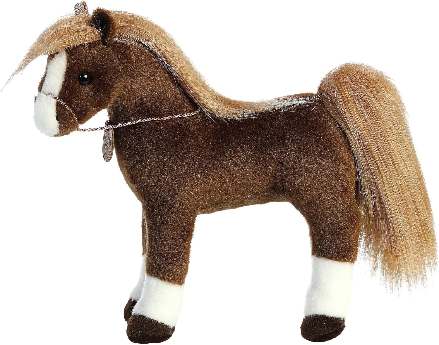 Aurora® Exquisite Breyer® Showstoppers American Saddlebred Stuffed Animal - Realistic Detailing for Imaginative Play - Perfect for Kids, Adults, and Any Horse Lovers - Brown 11 Inches