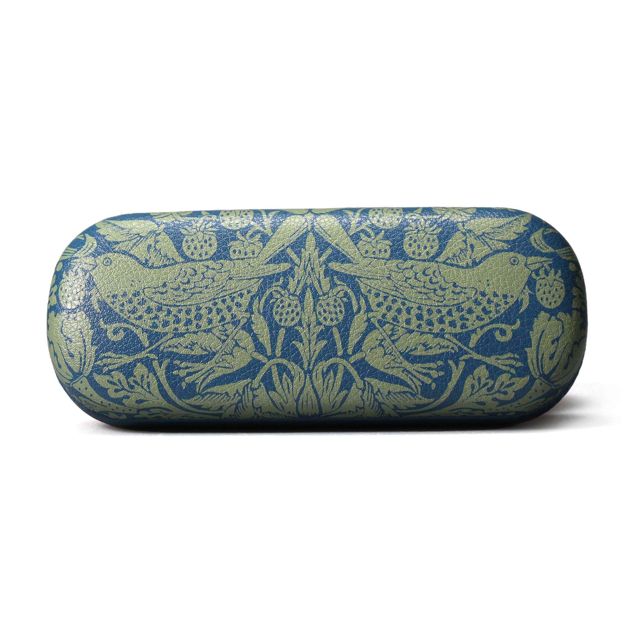 NEW Arts & Crafts Society William Morris Strawberry Thief Sage Hard Cover Glasse