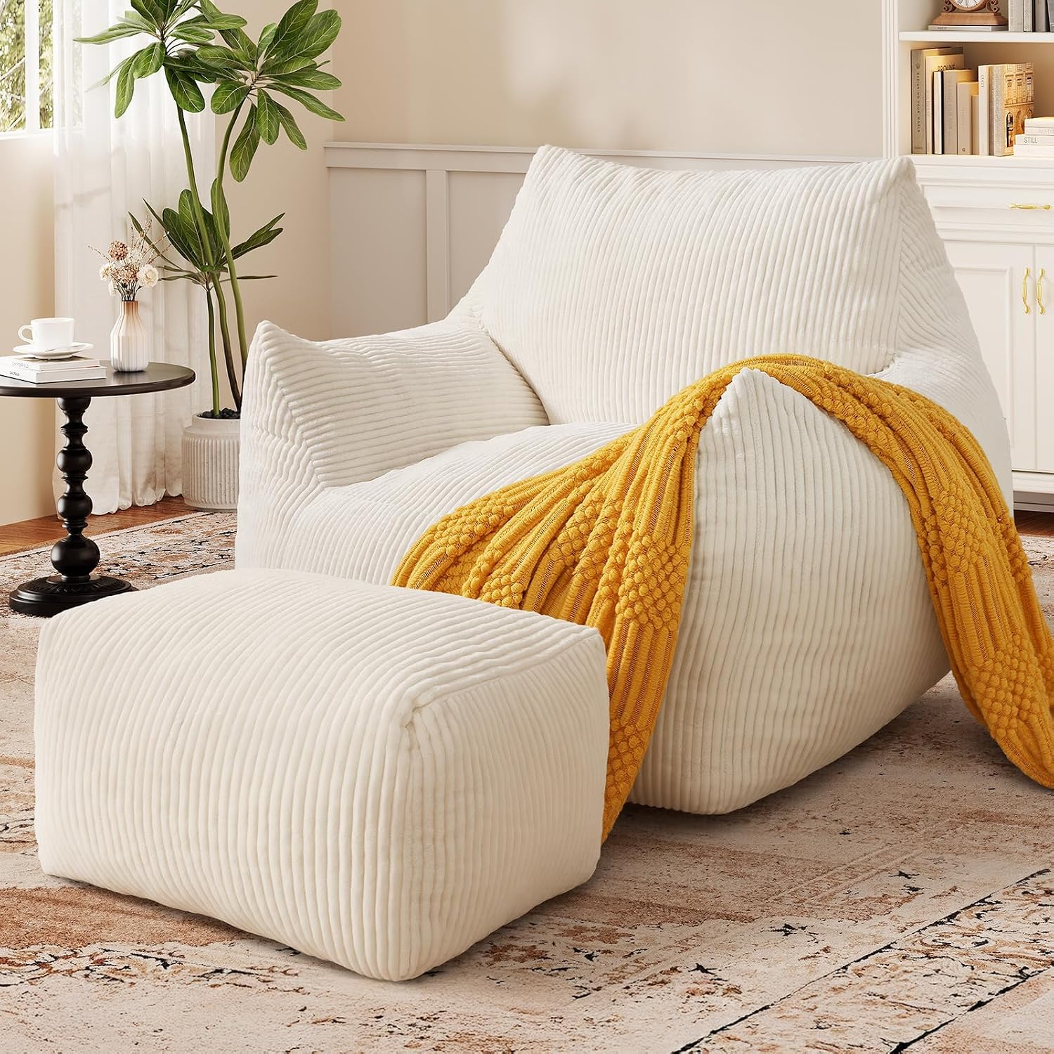 Big Bean Bag Chair for Adults, Ultra Soft BeanBag for Living Room