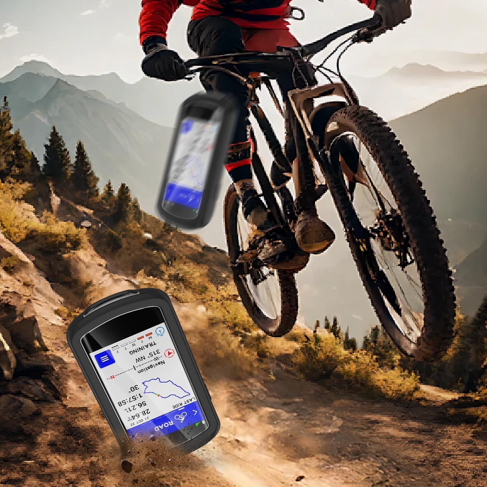 Custodia per Garmin Edge 1040 + 2 Fogli di Protezione, Custodia in Silicone Morbido Antishock per GPS Bici Ciclismo Touring, Protezione Completa Della Cassa per Garmin Edge 1040, Nero