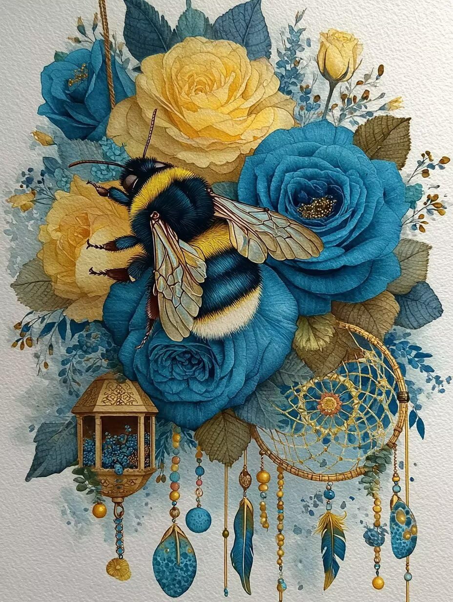 Puzzle de 4000 para Adultos, Abejas De Flores, Clásicos YHPGL7-392
