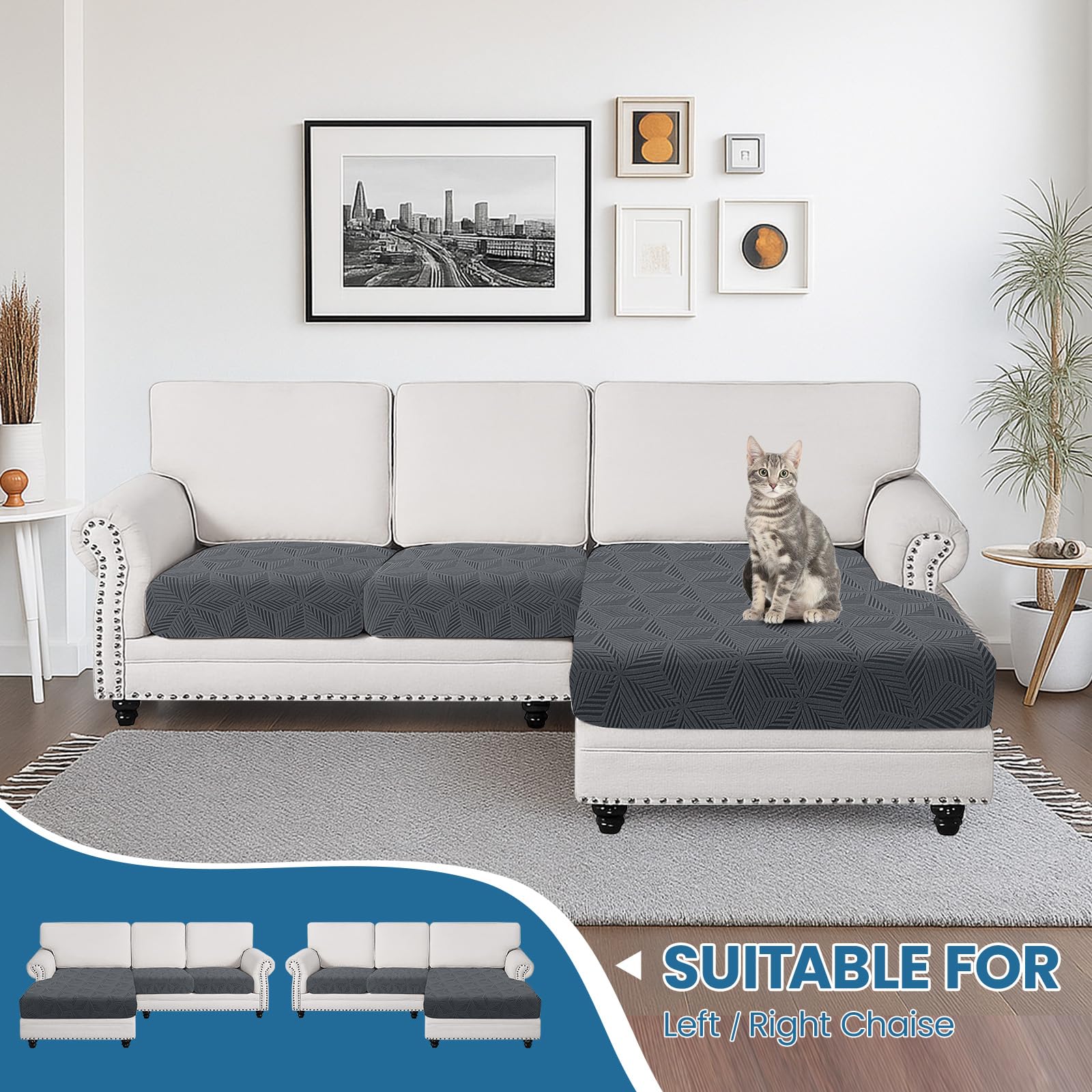 Ystyle Housse Coussin Canape Extensible, Housse De Protection Pour