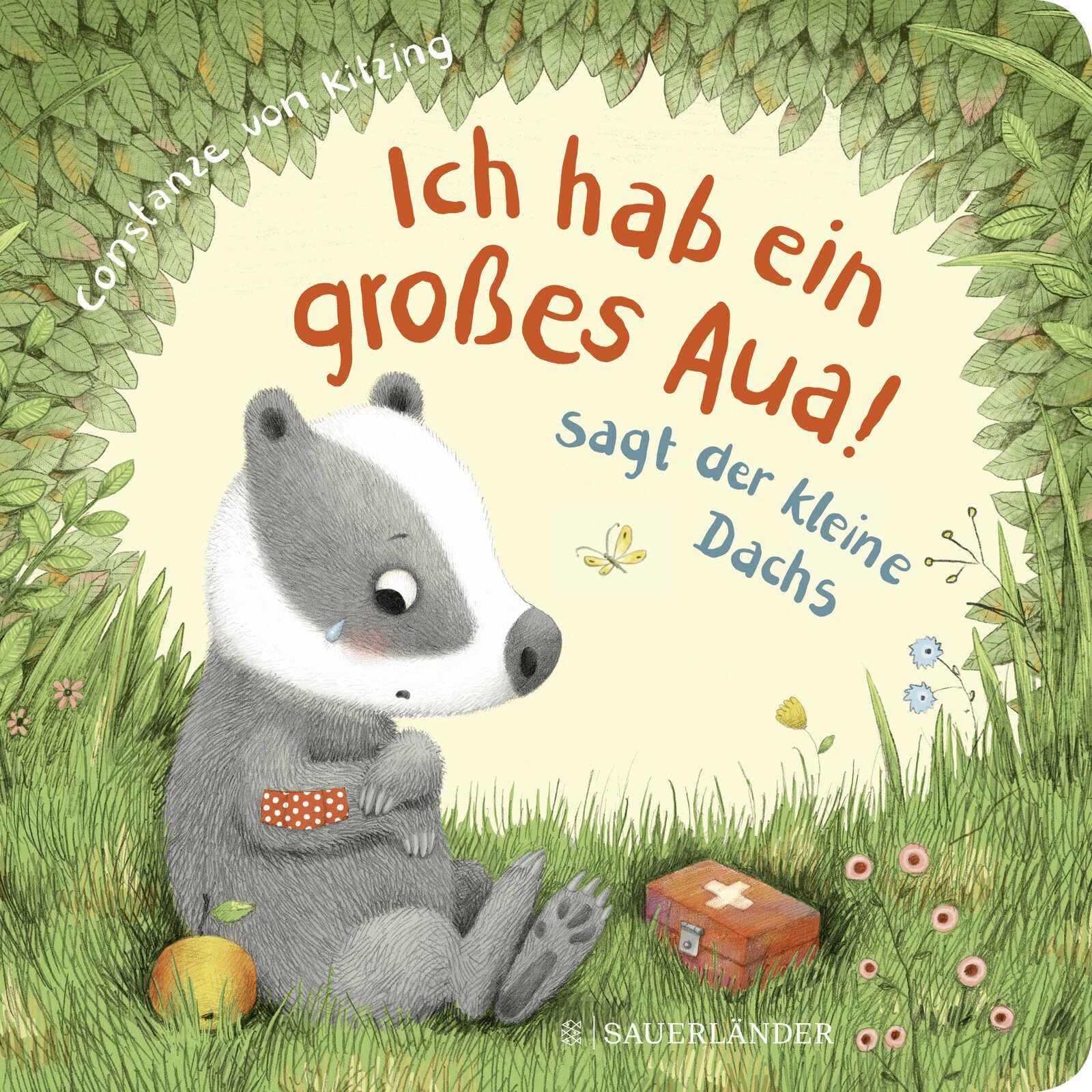 "Ich hab ein großes Aua", sagt der kleine Dachs (Trost-Buch): ab 2 Jahren