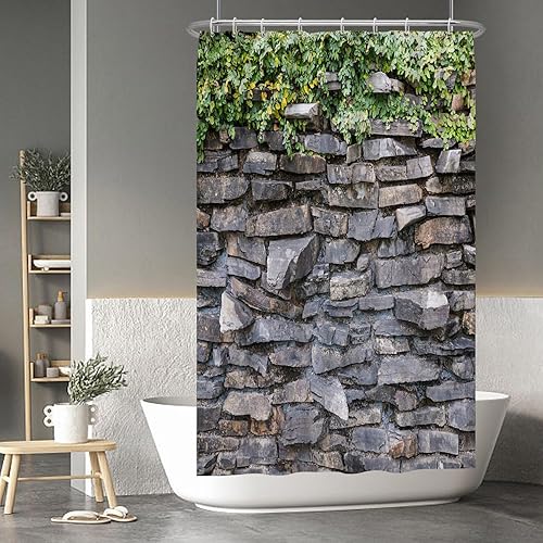 Miniatura 109 de Baocicoo - Cortina de ducha de abeja de miel, diseño de abeja de caricaturas, pista voladora, rústica, floral, para baño, decoración de bañera