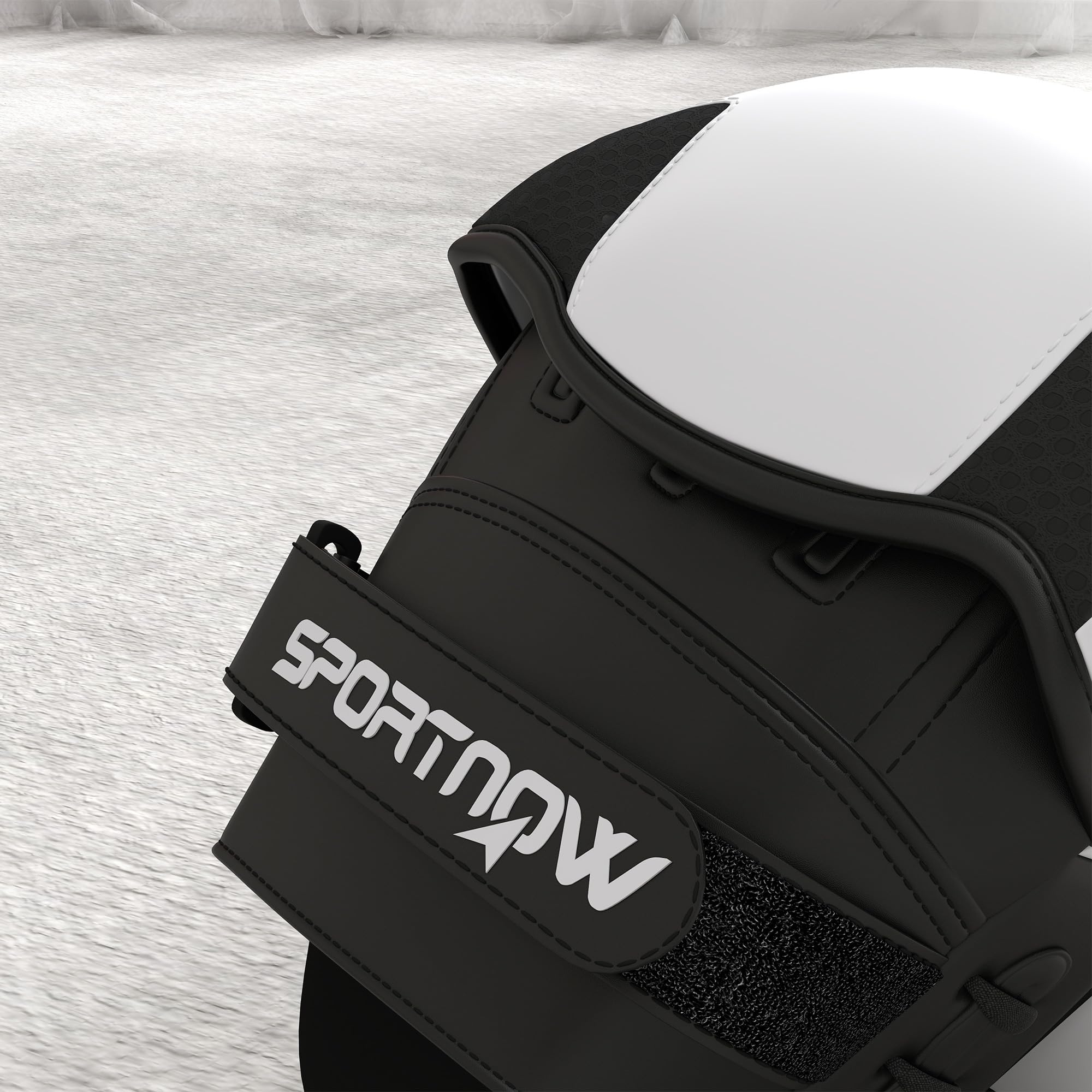 SPORTNOW Pattes d'ours Boxe, 1 Paire de Pattes pour entraînement de Boxe, avec Couvre-Doigts, boucliers de Frappe pour Muay Thai, Kickboxing, Arts Martiaux, MMA, Blanc
