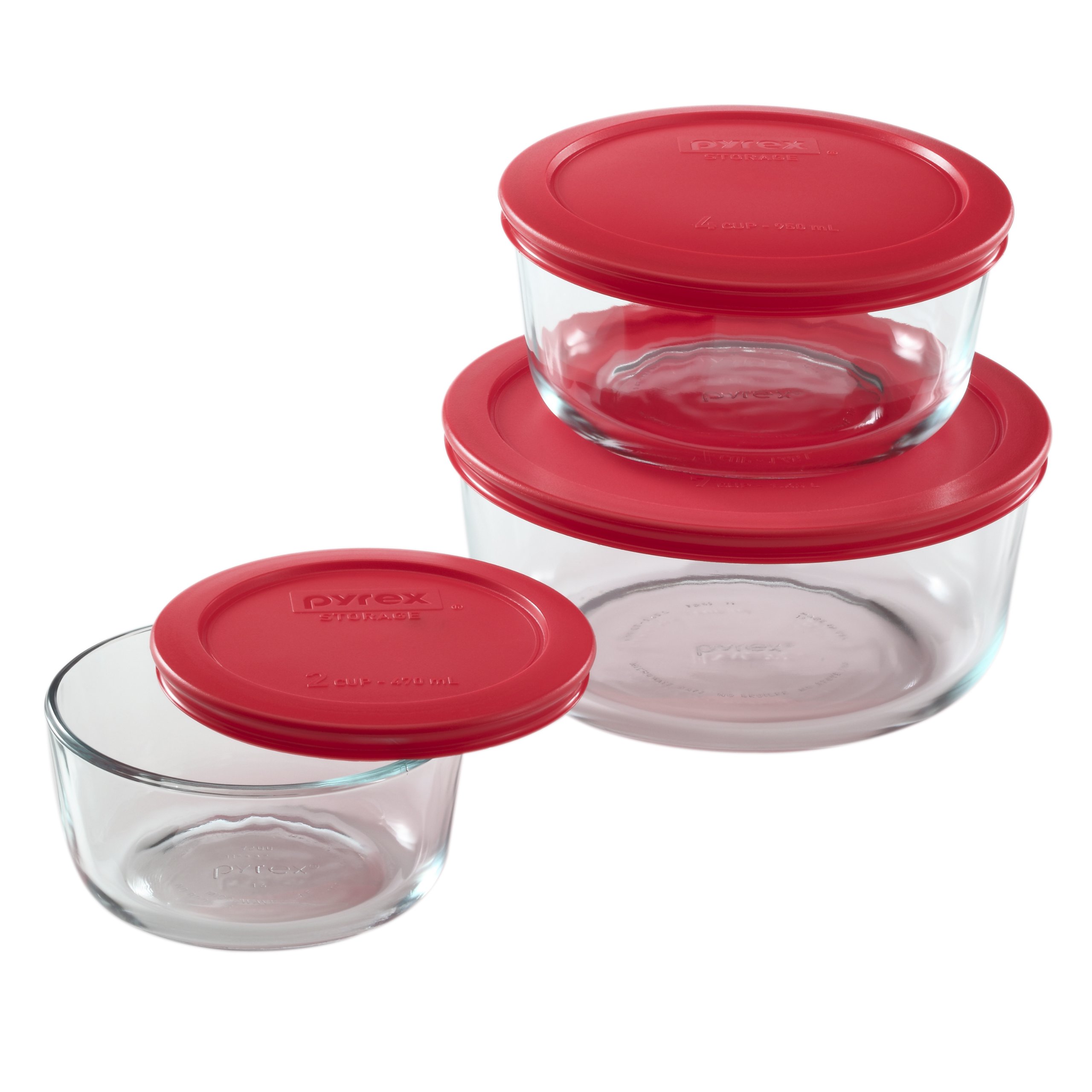 Pyrex Simply Store Piece Round Glass Food Storage Set