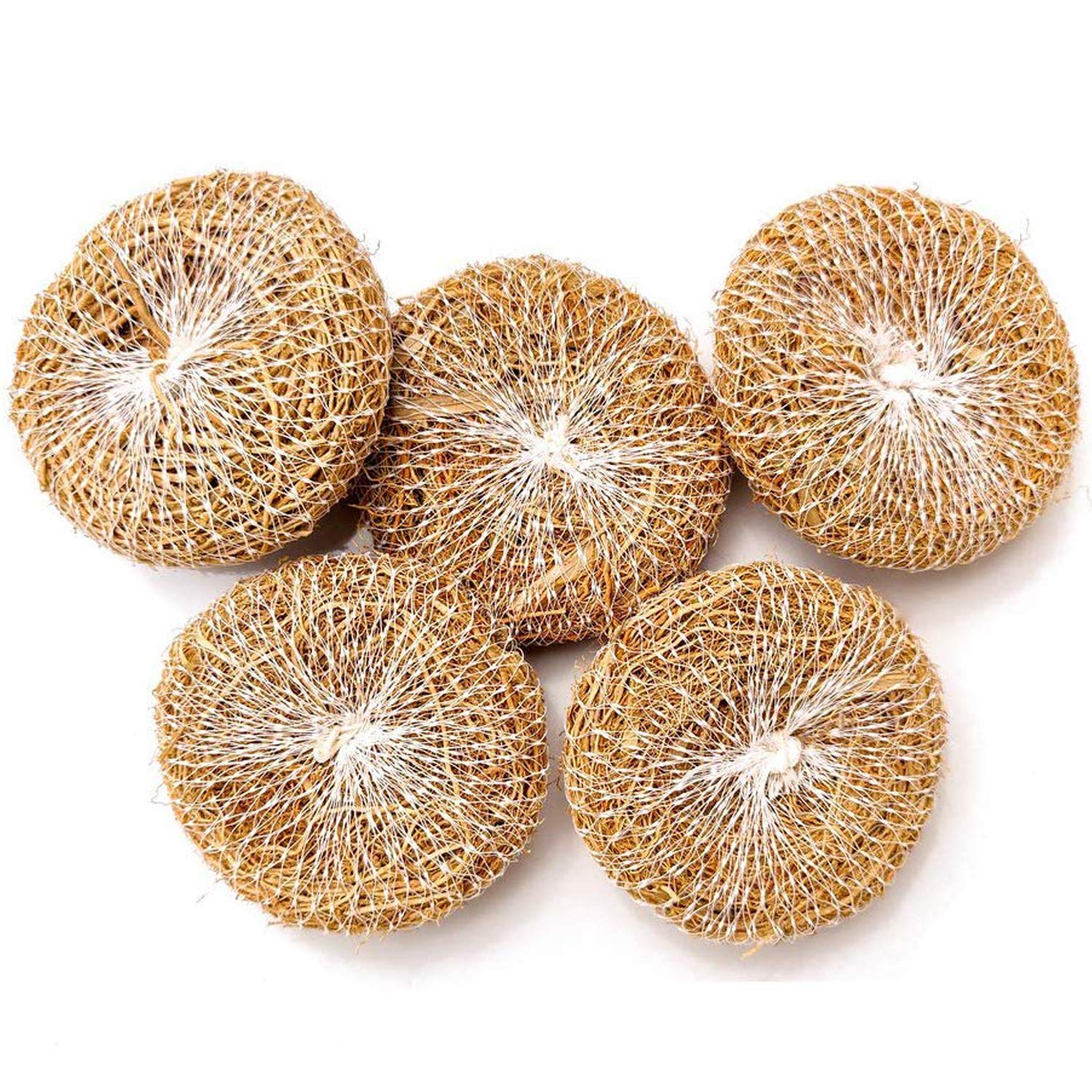 DREAM NURSERY-Natural Vetiver (Ramacham/khus) Bath Scrubber - Reusable and Natural Vetiver Bath Scrubber BATH Body Scrubber (pack of 5)-picture-35