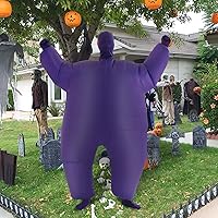 Vista 40 de YEAHBBER Disfraz inflable para adultos, disfraces inflables para adultos, tamaño de adulto, trajes inflables para el cuerpo, pantalones, 14 x 3 x 12