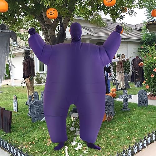 Miniatura 40 de YEAHBBER Disfraz inflable para adultos, disfraces inflables para adultos, tamaño de adulto, trajes inflables para el cuerpo, pantalones, 14 x 3 x 12