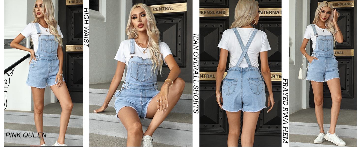 GRANDWISH Girls Lusty Gallant Bib Overalls With