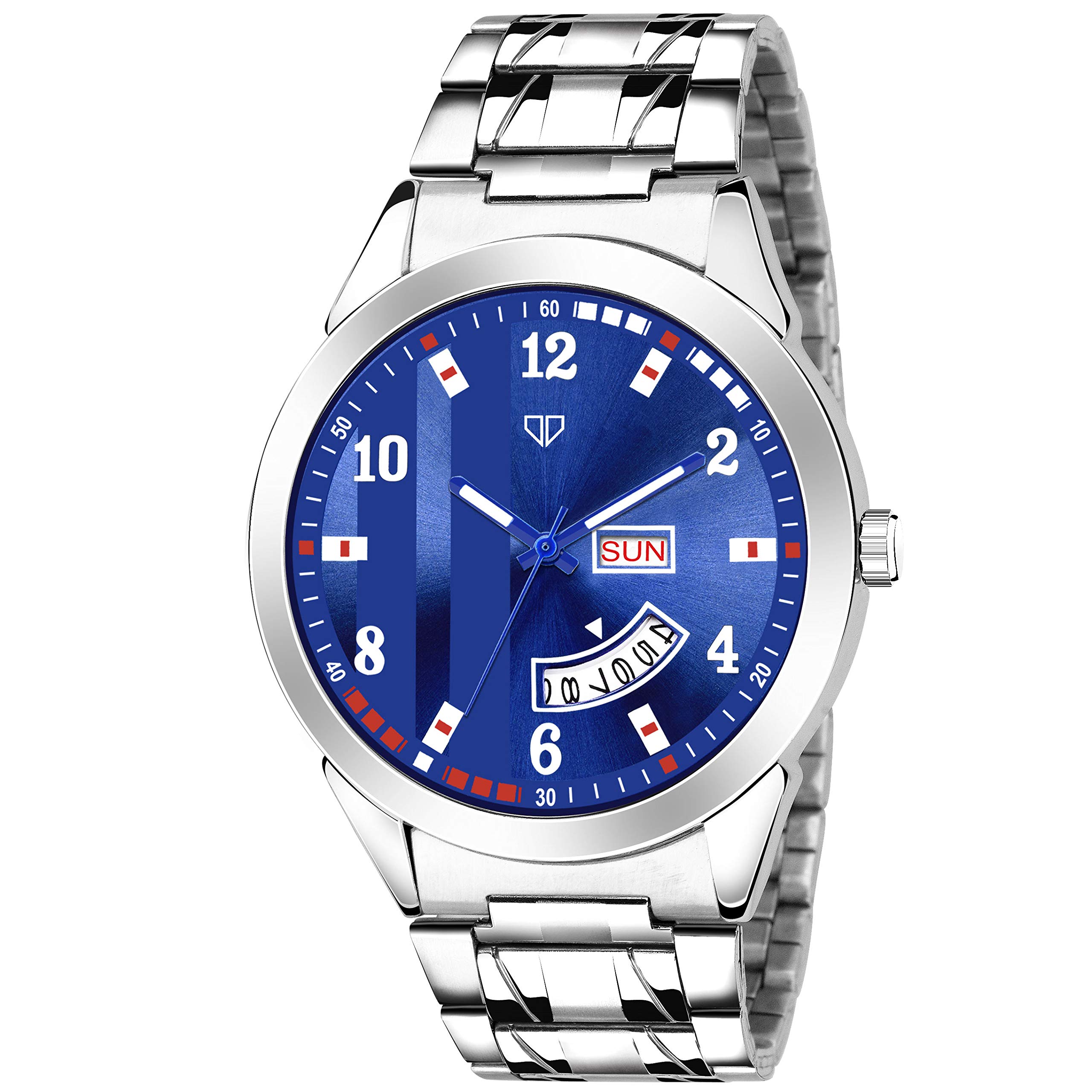Walrus Invictus XXIII Series Blue Dial Men Stainless Steellic Wristwatch with Day & Date Function (B0C4L88GHJ) Amazon Price History, Amazon Price Tracker