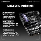ASUS Motherboard ROG Crosshair X870E Hero AMD X870E AM5 ATX, Advanced AI PC Ready, 18+2+2 Power Stages, DDR5, PCIe® 5.0, 5X M.2, Wi-Fi 7, USB4®, AI Overclocking, Core Flex, PCIe Slot Q-Release Slim - 2