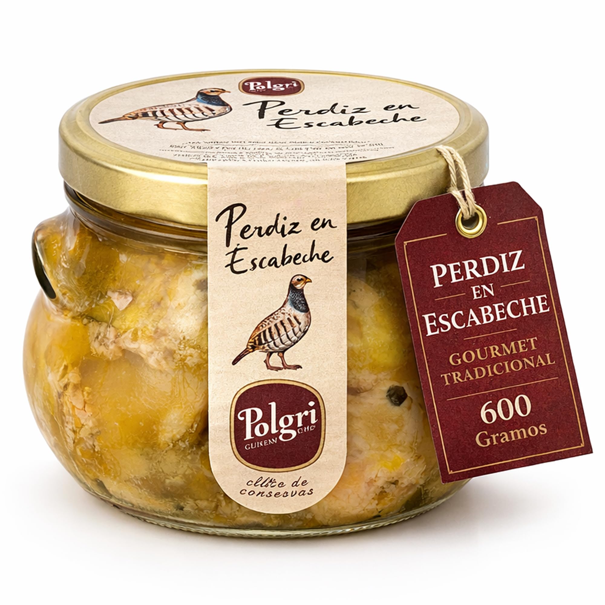 Perdrix À L´Escabèche Gourmet Polgri A`L´Huile D´Olive Extra Vierge