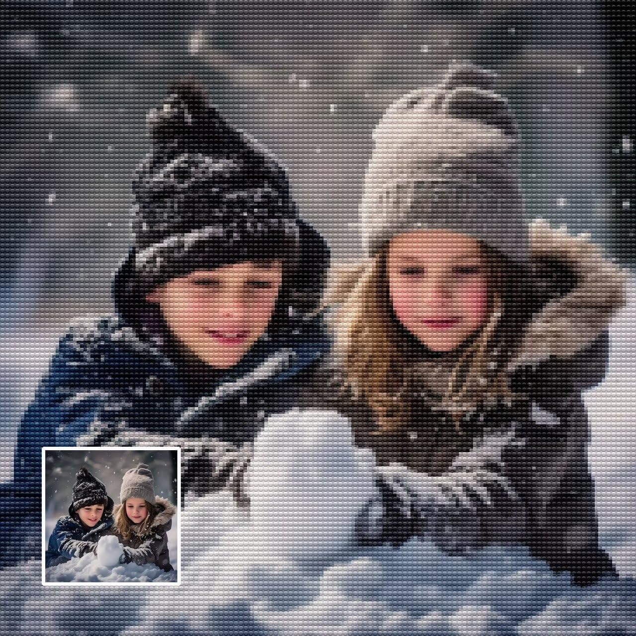 Diamond Painting Kit, Cuadro Personalizado Con Foto, 5D DIY Pintura Diamante Embroidery Art, Diamante Cuadrado/Redondo, Personalizada Decor De La Pared Del Hogar, Varios Tamaños 90x160 cm T-61