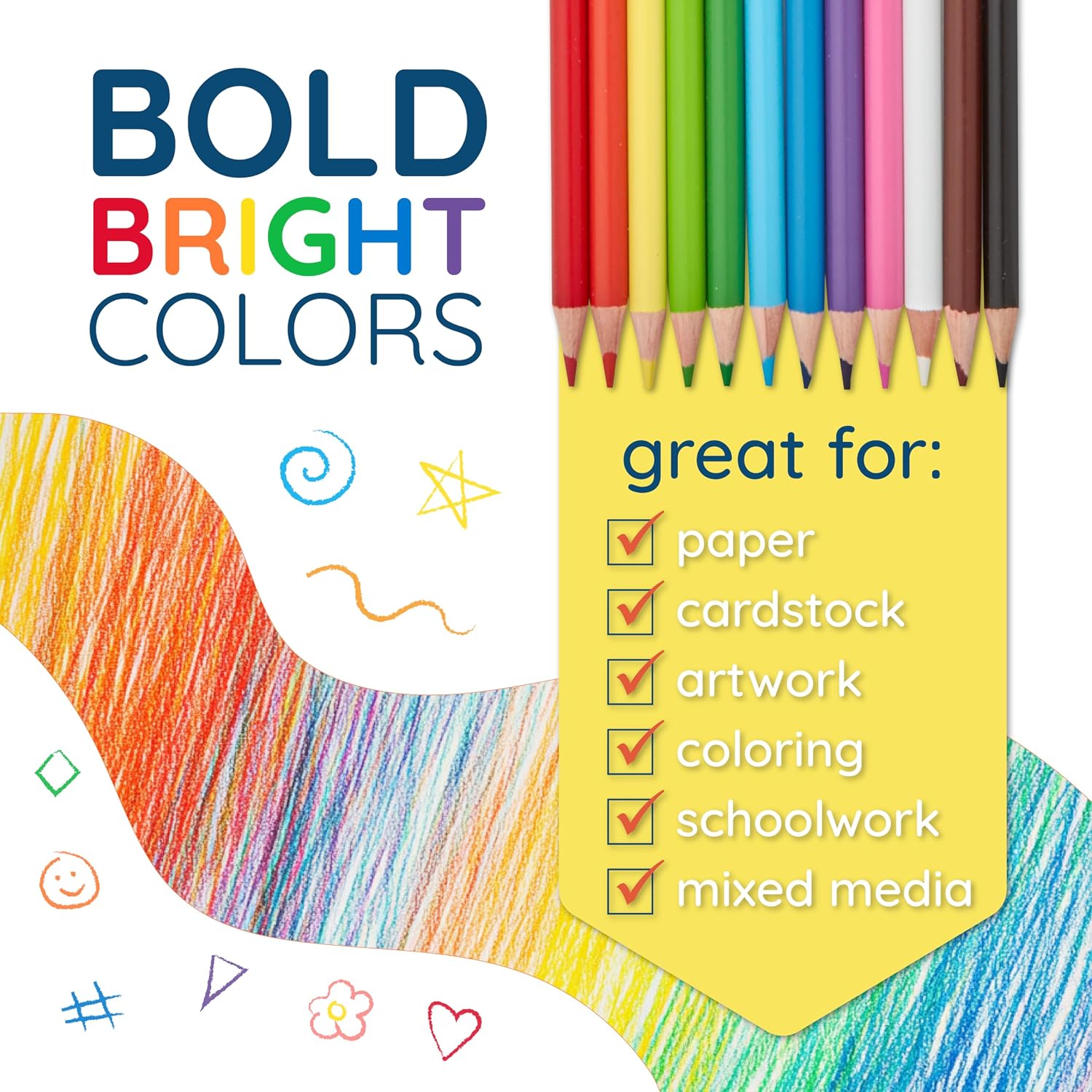 Blue Summit Supplies 144 Colored Pencils Bulk Classroom, Colored Pencil for Kids Bulk, Sharpened for Coloring, Assorted Colors, 12 Count boxes, 12 Total Boxes image 3