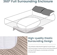 Vista 86 de Simple&Opulence Linen Fitted Sheet (1 Piece) - 14 Inch Deep Pocket Mattress Cover Natural Flax Cotton Blended Soft Breathable Bedding - Linen, Full