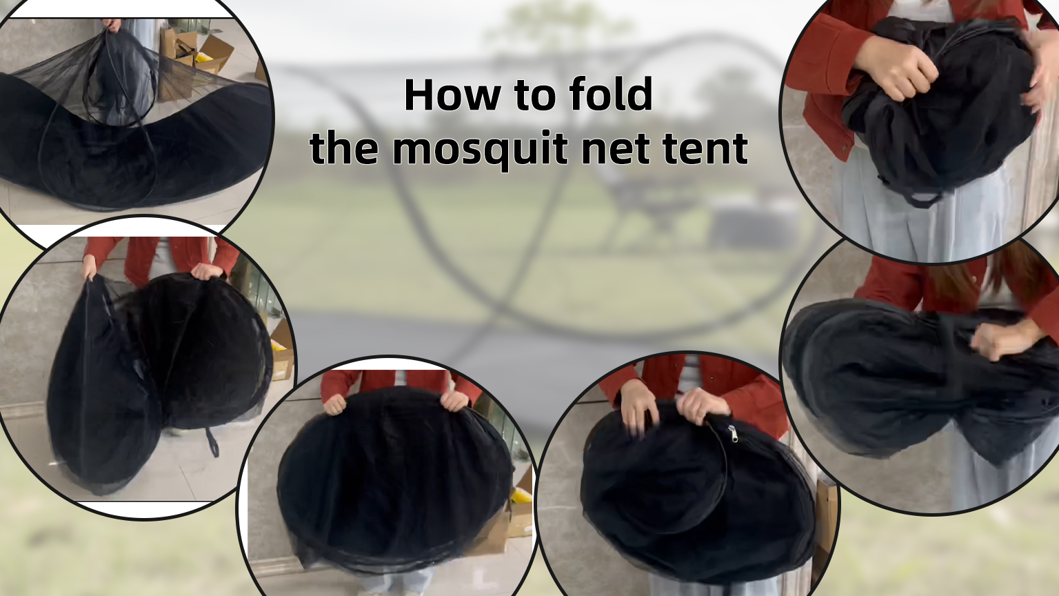 Watch How to fold the mosquito tent net on Amazon Live