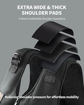 Adjustable Weighted Vest with Shoulder Pads - Adjustable Size & Weight - 10/15/20/30/40/50/80lbs Body Weight Vest for Men & Women
