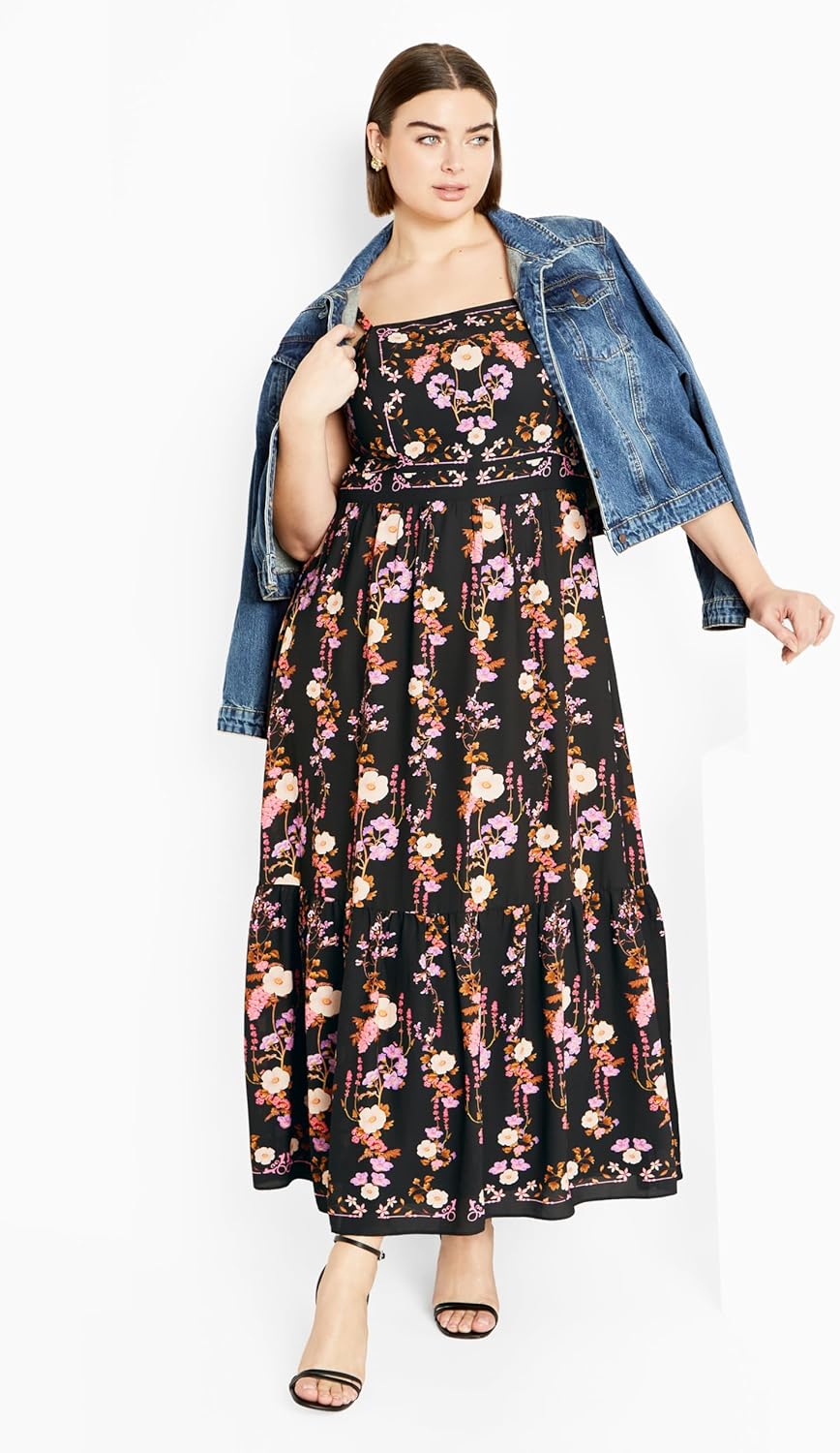 City Chic Women's Plus Size Maxi Dress - Molly Print - Image 4