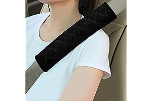 Amooca Soft Auto Seat Belt Covers for Cars Comfort and Protection