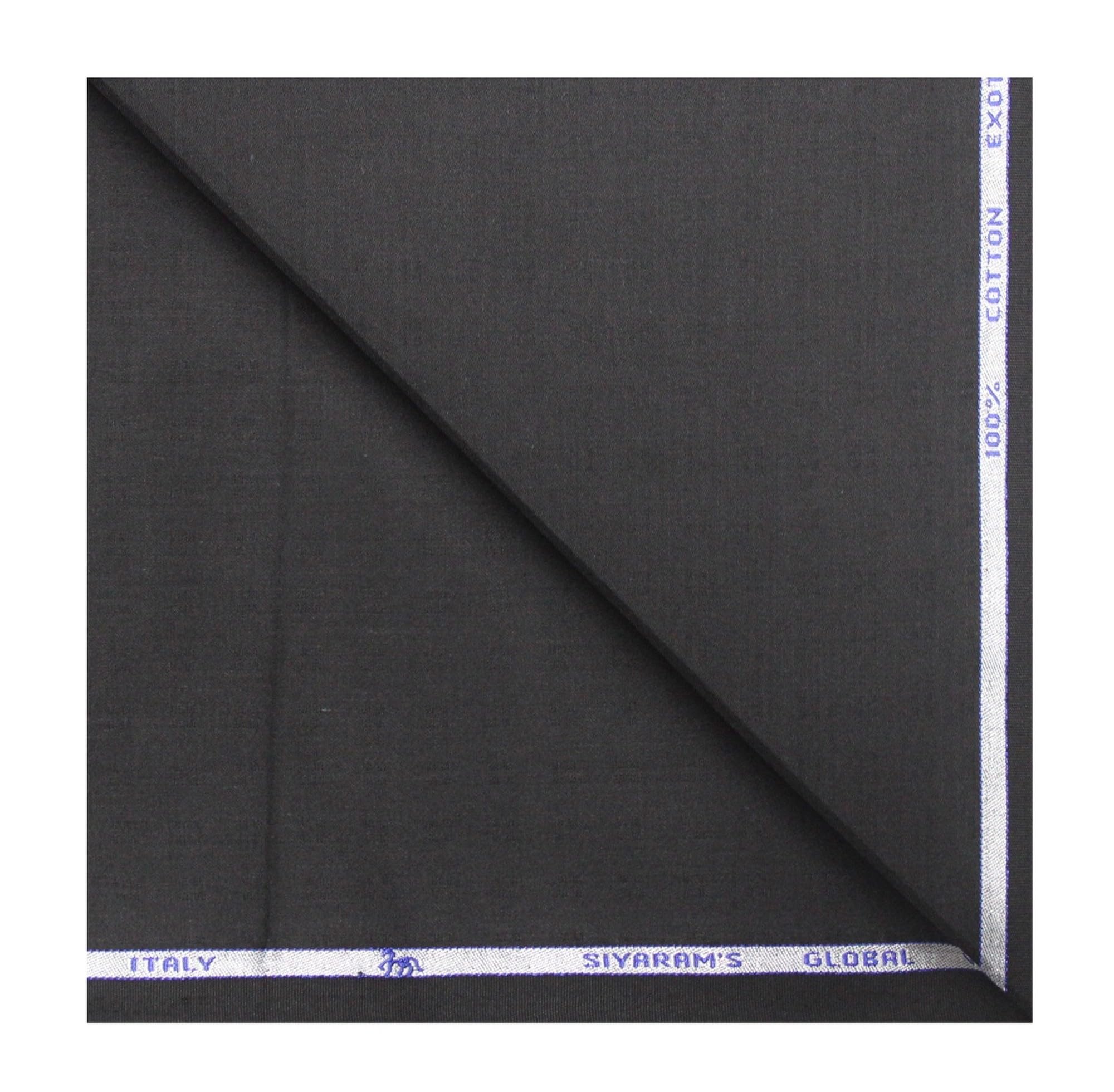 siyaram's Men's Pure Cotton Solid Unstitched Shirt Fabric 1.60 m Free Size (SS1136)-picture-30