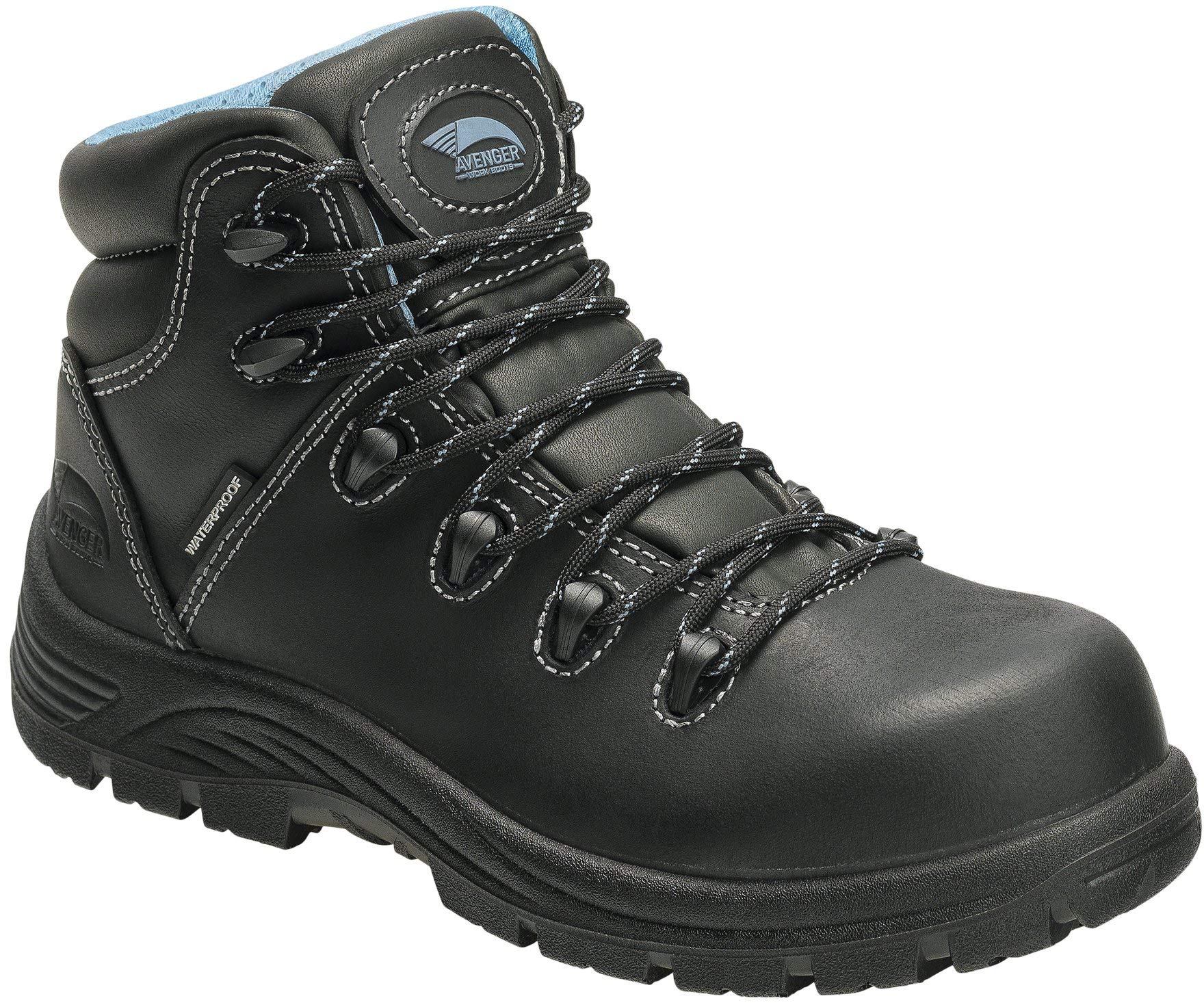 FSI FOOTWEAR SPECIALTIES INTERNATIONAL Women's Framer 6" Leather Comp Toe Waterproof Puncture Resistant EH Hiker Work Boot