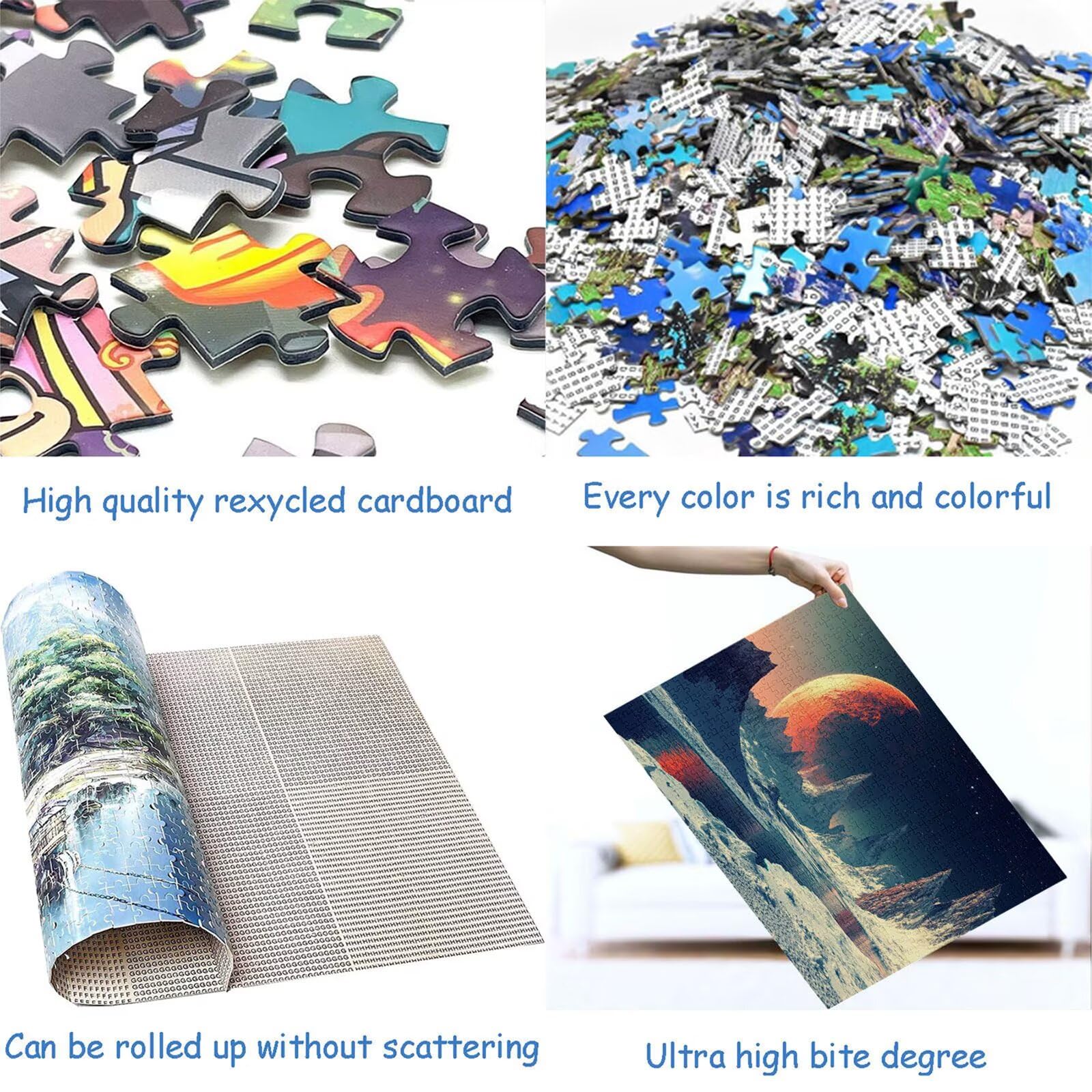 Puzzle 3000 elementów górskie puzzle dla dorosłych jezioro 122 x 81 cm Unikalne rzemiosło klasyczne 3D drewniane układanka do rodzinnych gier biznesowych, układanka do samodzielnego wykonania nawet do