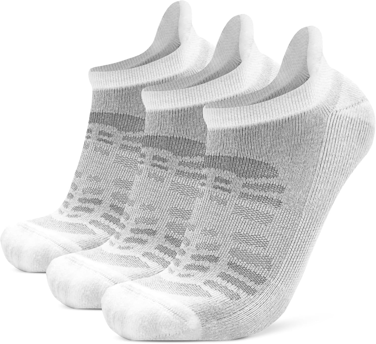 Busy Socks Ankle Merino Wool Blend Running Walking Socks for Men Women Compression Support Athletic Low Cut Cushioned Socks