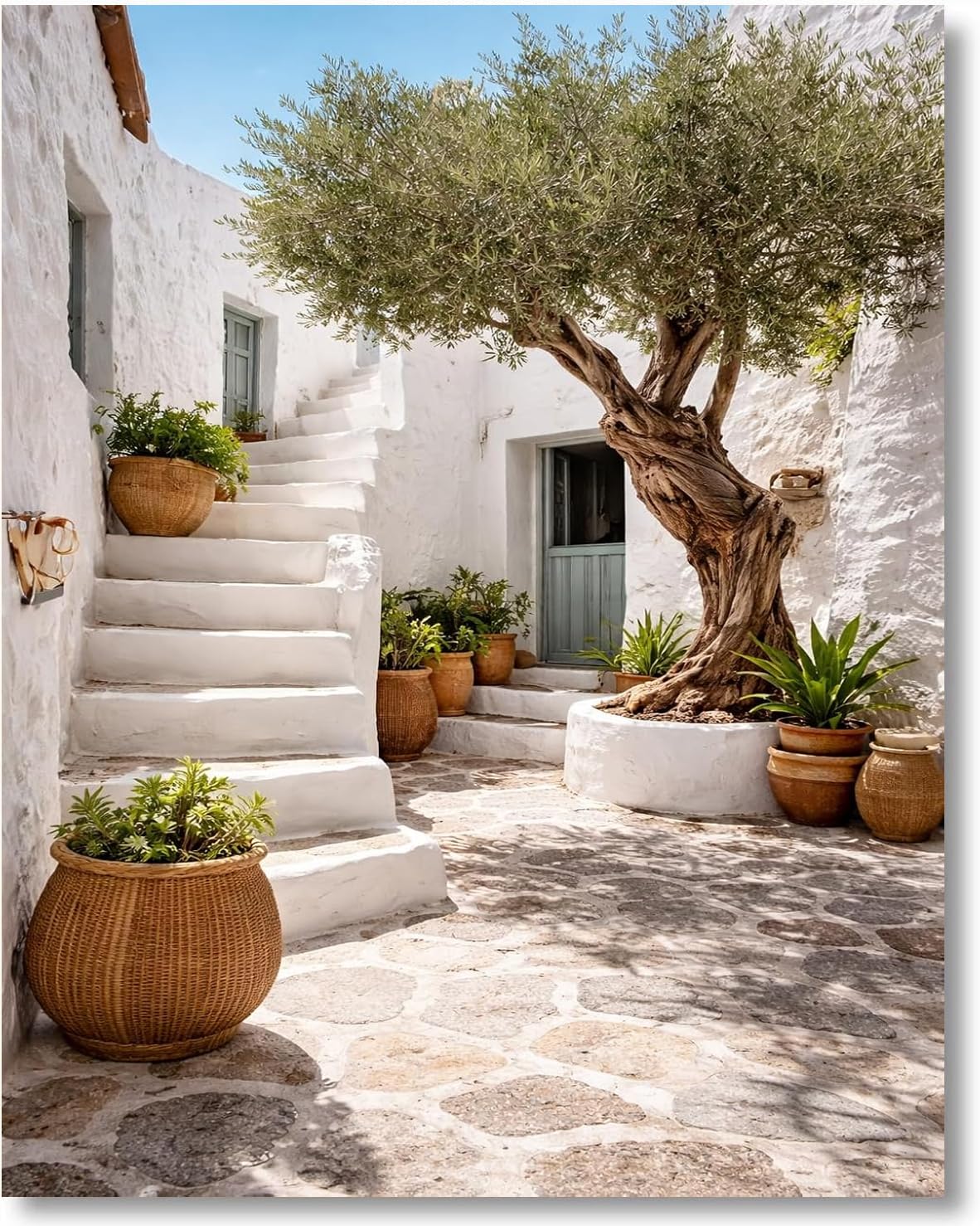 Hjjdiyes Paint by Numbers for Adults Olive Tree (Beige) — image 1