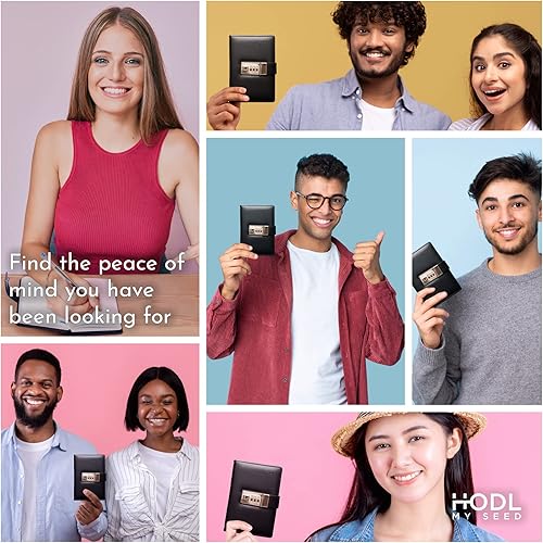 Miniatura 6 de Seedbook de Hodl My Seed - La forma más segura y conveniente de almacenar sus frases de semillas de recuperación criptográfica. Bloquee de forma