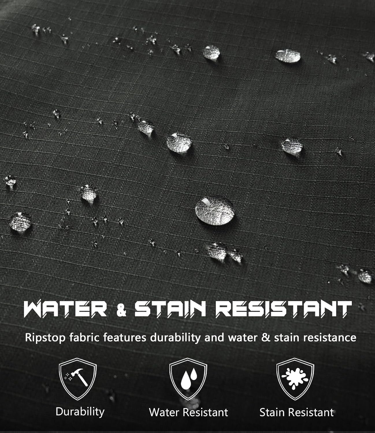 Mens Cargo Work Pants Durable Ripstop Tactical Pants with 7 Pockets Outdoor Water Resistant Hiking Woking Construction Pants - Image 5