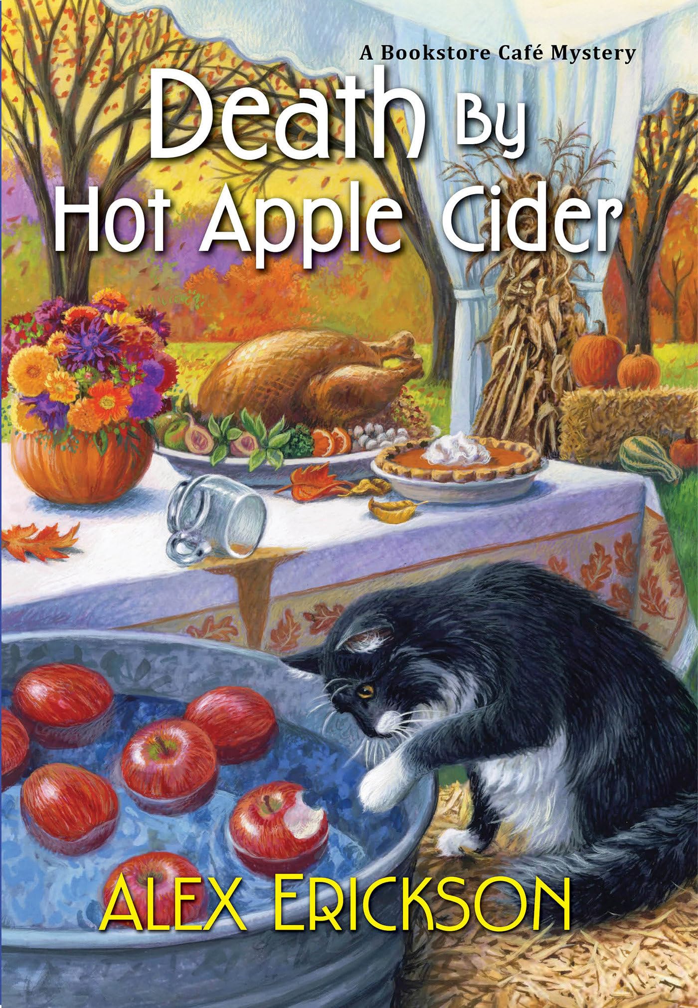 Death by Hot Apple Cider (A Bookstore Cafe Mystery)-Erickson, Al